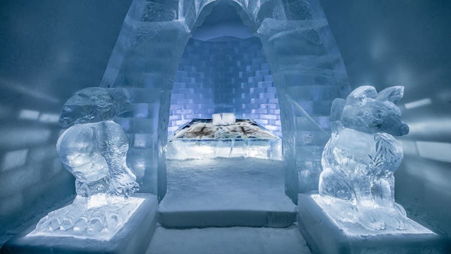 ICEHOTEL Restaurant, Jukkasjärvi, Sweden